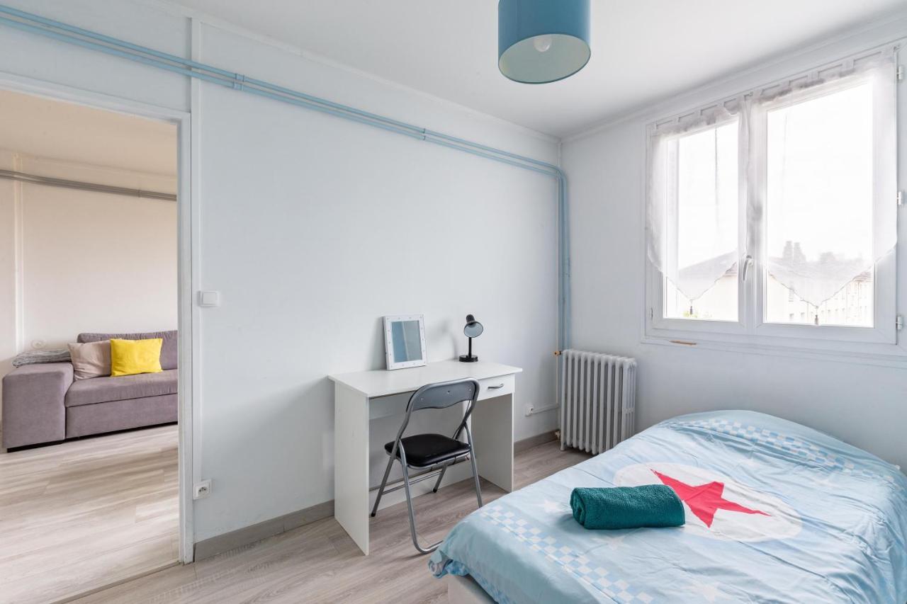 Appart T3 Bien Situe A Bourges + Wifi المظهر الخارجي الصورة